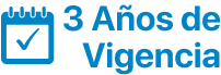 Certificado de manipulación de alimentos con vigencia de 3 años