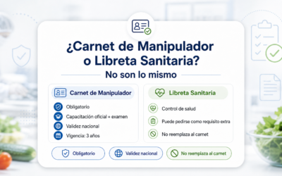 ¿Carnet de Manipulador o Libreta Sanitaria? No metas la pata ni pagues multas al divino botón